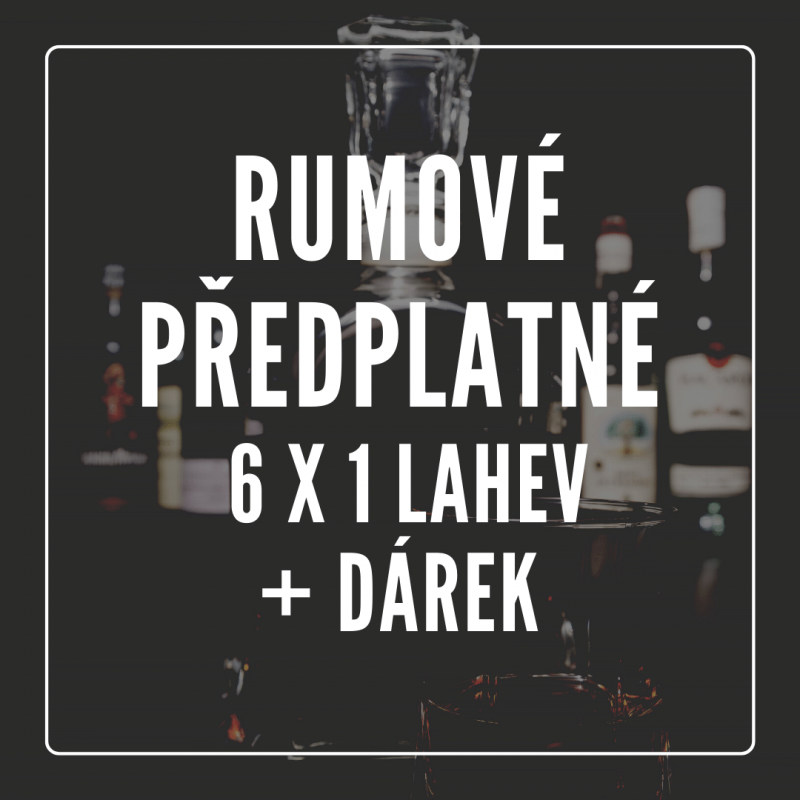 Rumové předplatné - 6 MĚSÍCŮ | Alkohouse.cz